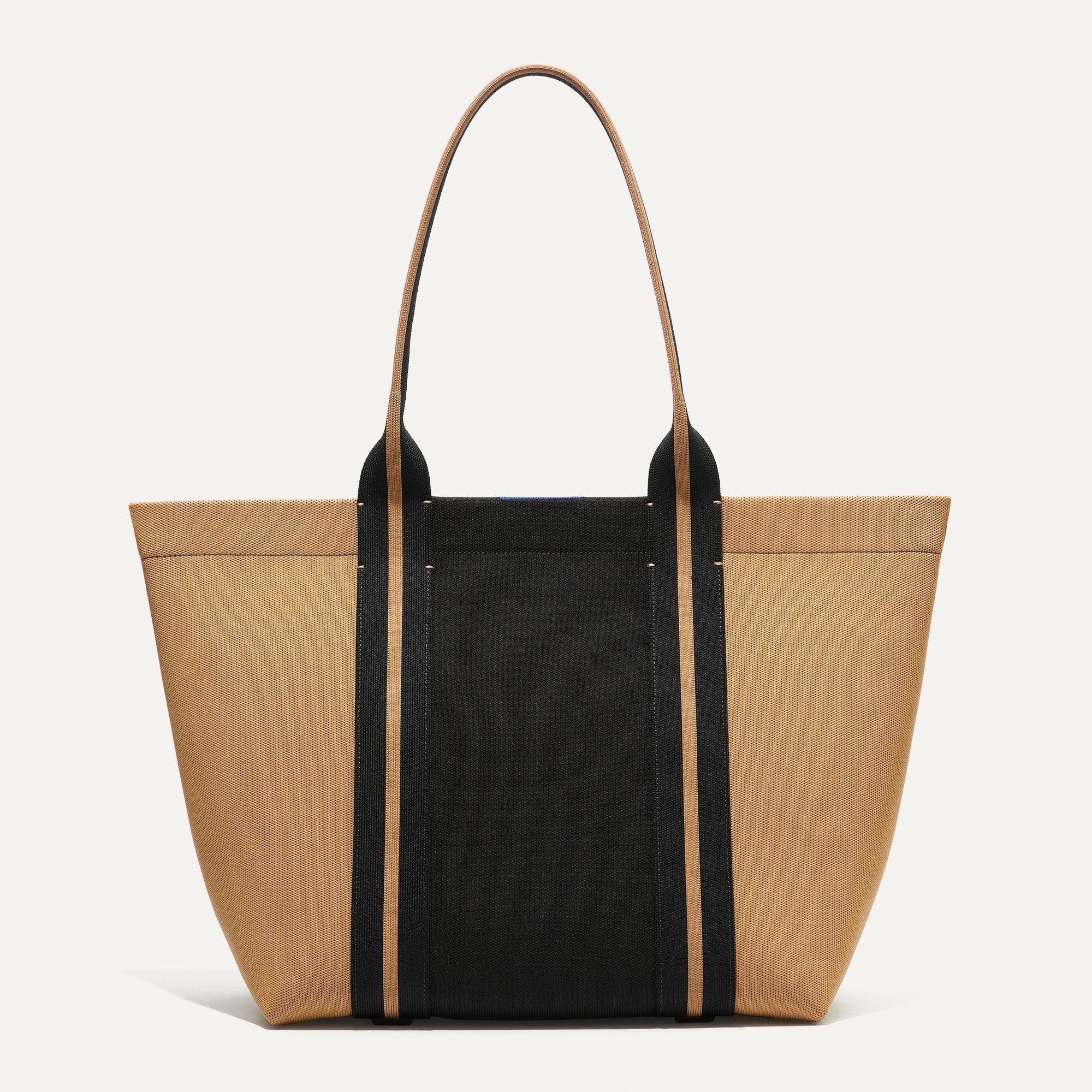 The Essential Tote - Camel and Black