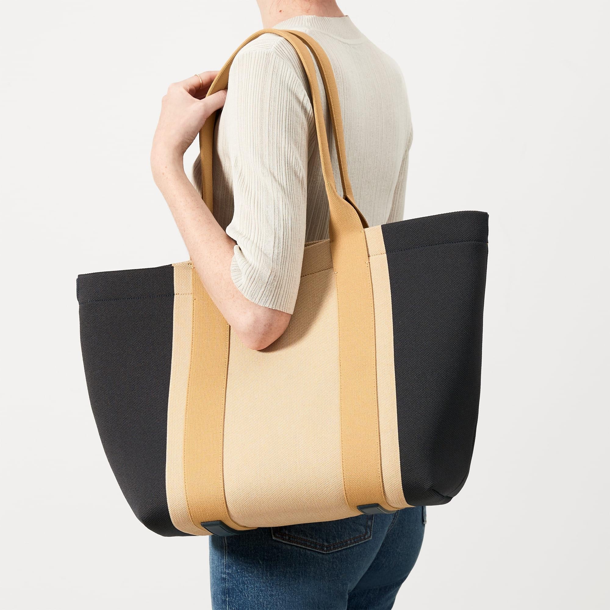 The Essential Tote - Ink and Ivory